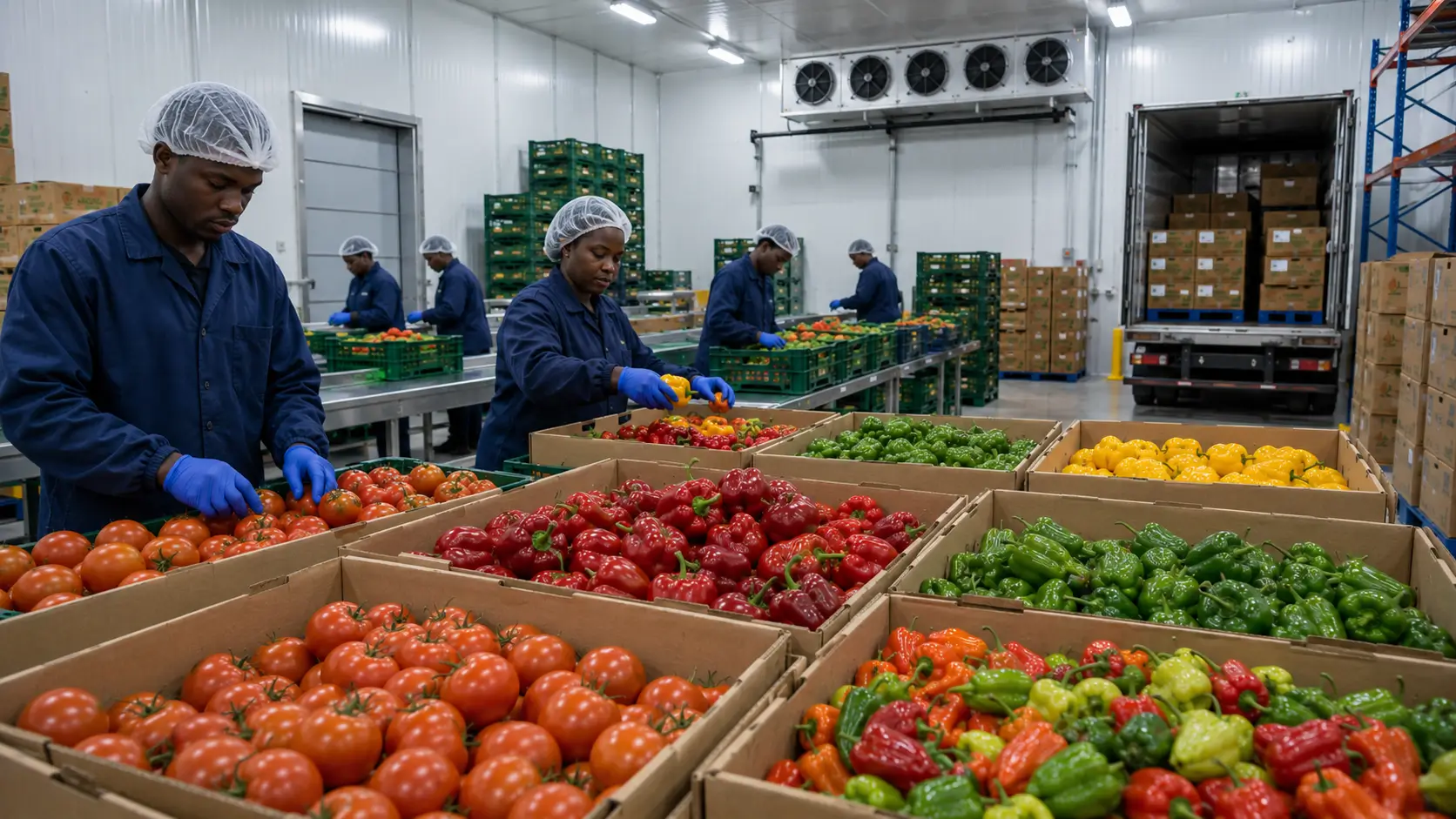 Modern agricultural aggregation center